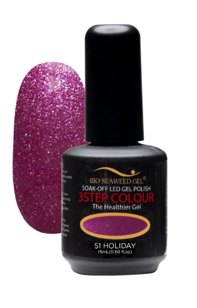 Bio Seaweed 3-Step Holiday Gel Polish Set 51 for Professional Nail Care