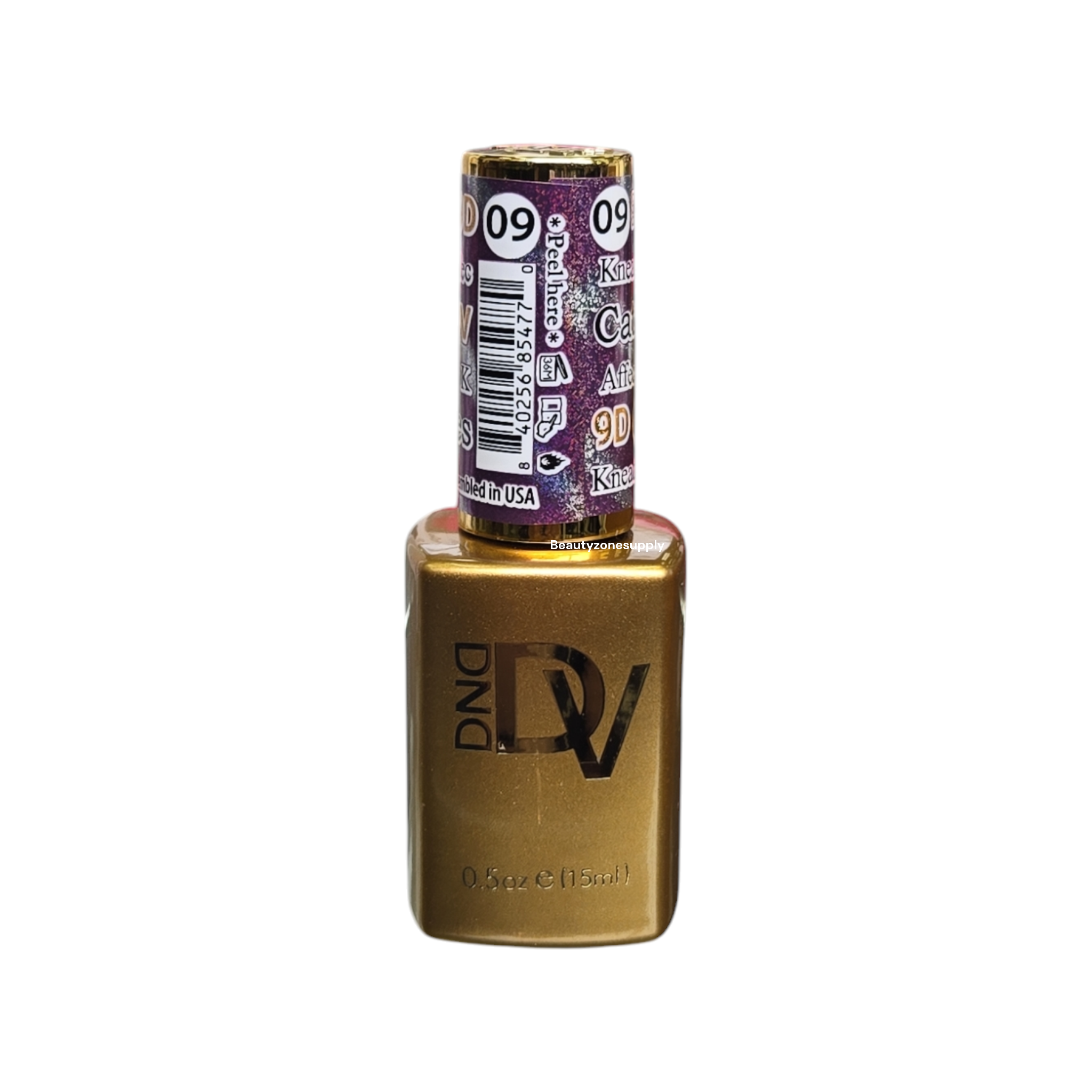 DND Diva 9D Glassball Cat Eye Gel #09 Knead Affection, 15 mL US - Assembled