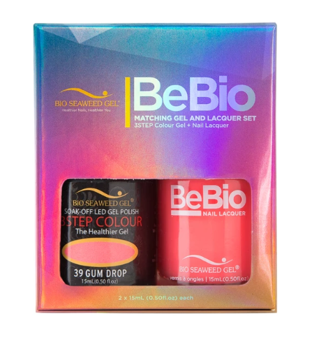 Bio Seaweed Bebio Duo 39 Gumdrop - 3STEP Color Gel Polish Set