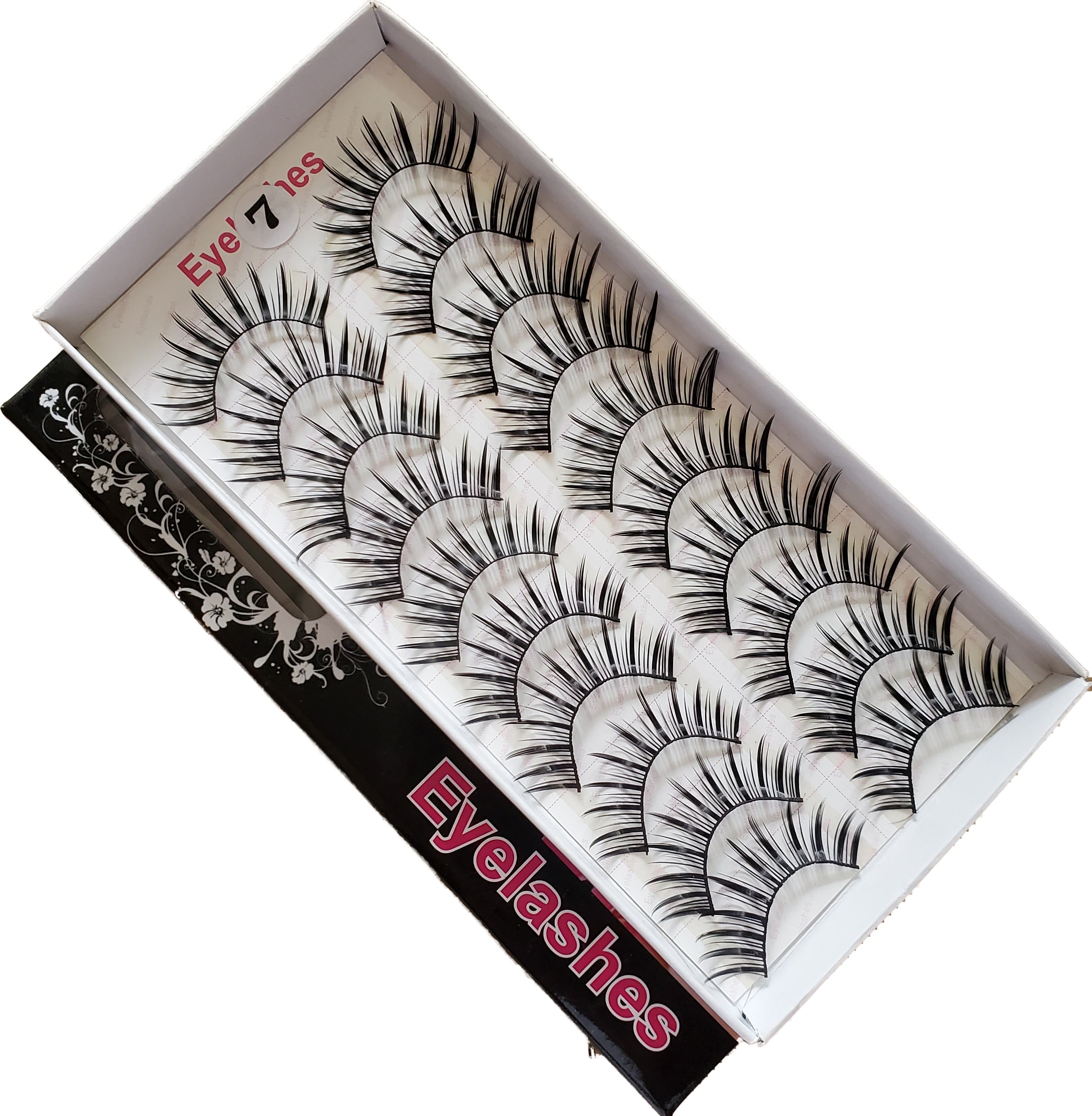 BeautyZone Premium Quality 10 - Pair Fake False Eyelashes #07