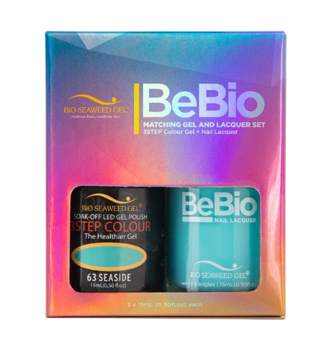 Bio Seaweed Bebio Duo 63 Seaside - Premium 3 - Step Gel Polish Set