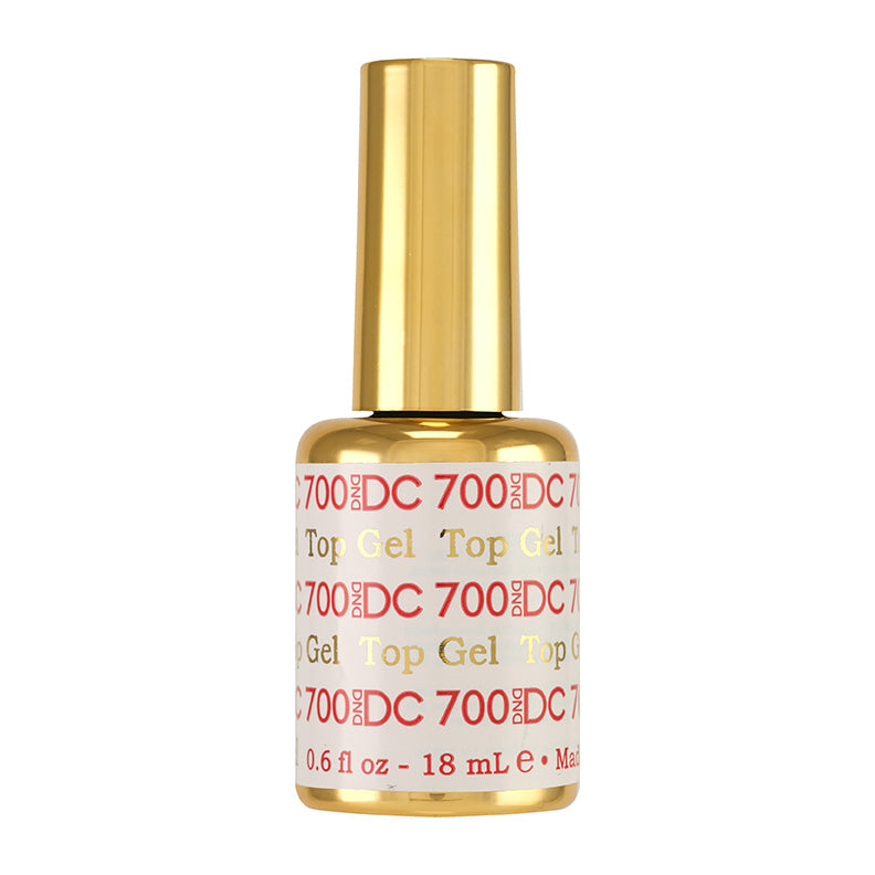 DND DC 0.5 oz Soak-off Gel Nail Top Coat #700 for Long-lasting Finish