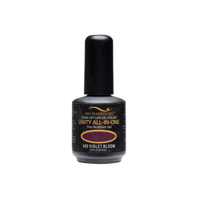 Bio Seaweed Unity All - in - One Gel Nail Polish, Shade 145 Violet Bloom