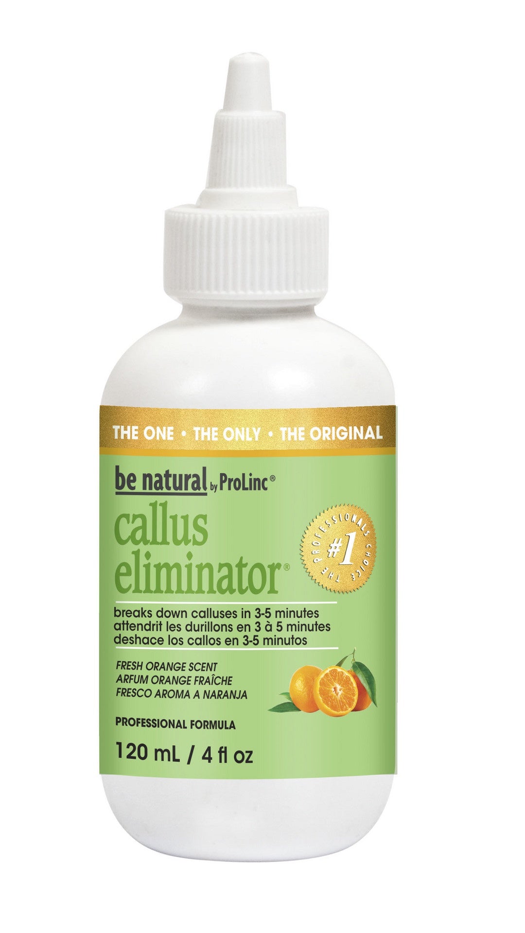 Be Natural 4 oz Orange Callus Remover - Quick & Easy Callus Solution
