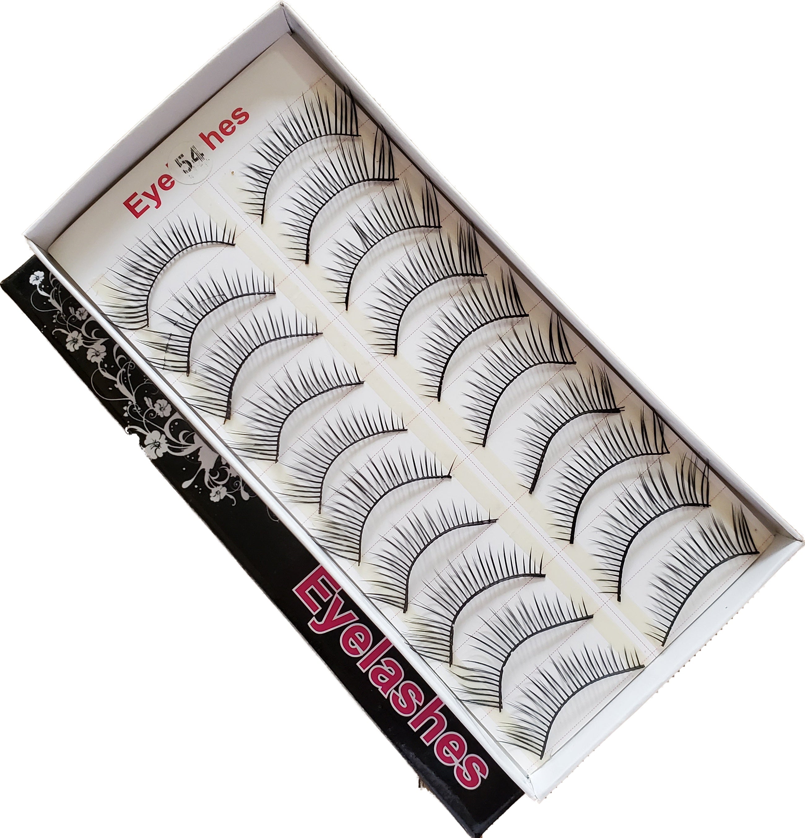 BeautyZone Top - Quality 10 - Pair Fake False Eyelashes #54