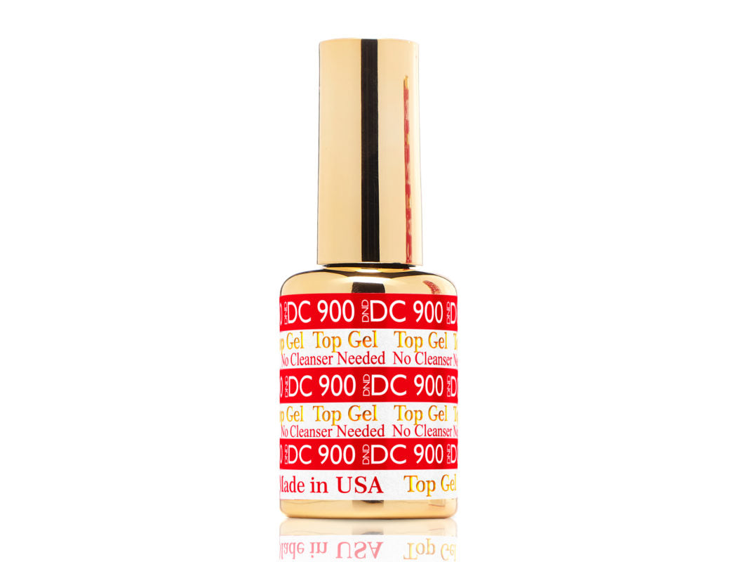 DND DC 0.5 oz #900 No-Cleanse Soak-off Top Gel for Stunning Manicures