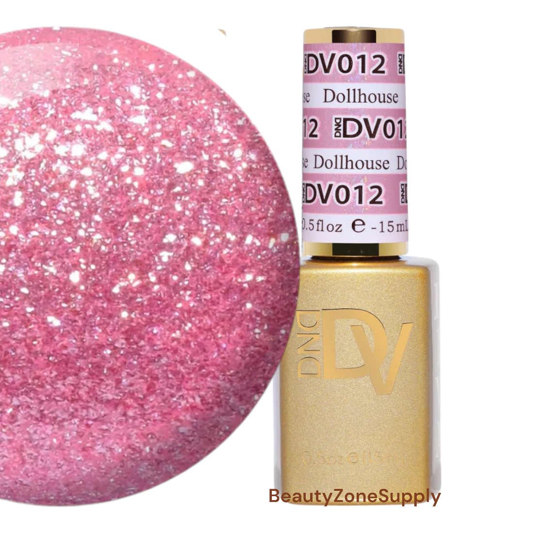 0.5 oz DND Diva Dollhouse Gel Polish - Shade 012