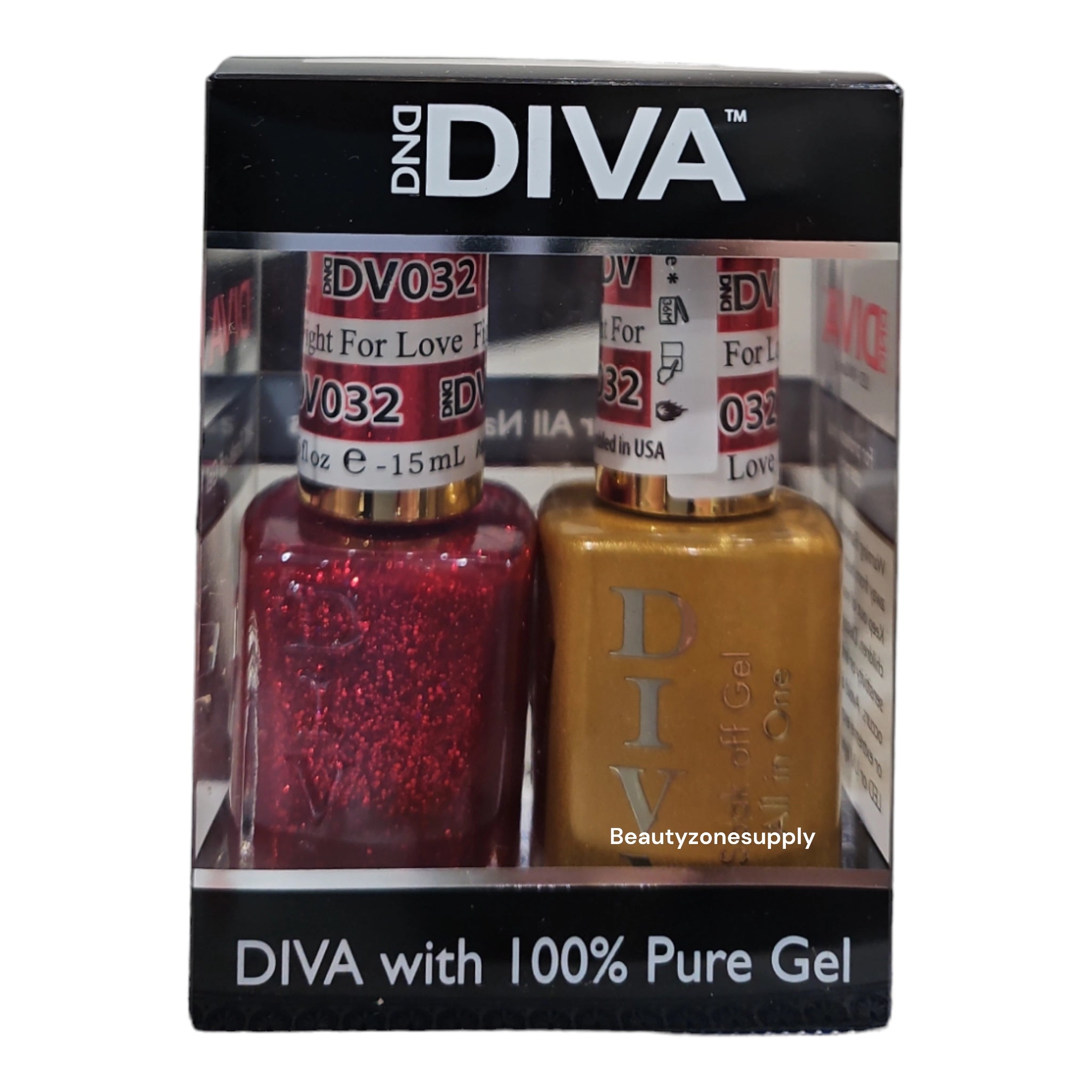 DND Diva Duo USA-Made Gel & Lacquer 032 - Stand Up for Love
