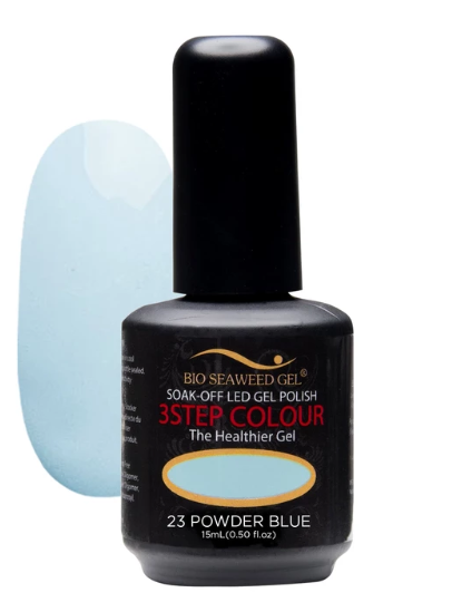 Bio Seaweed Professional 3 - Step Gel Polish in Powder Blue Shade for Nails