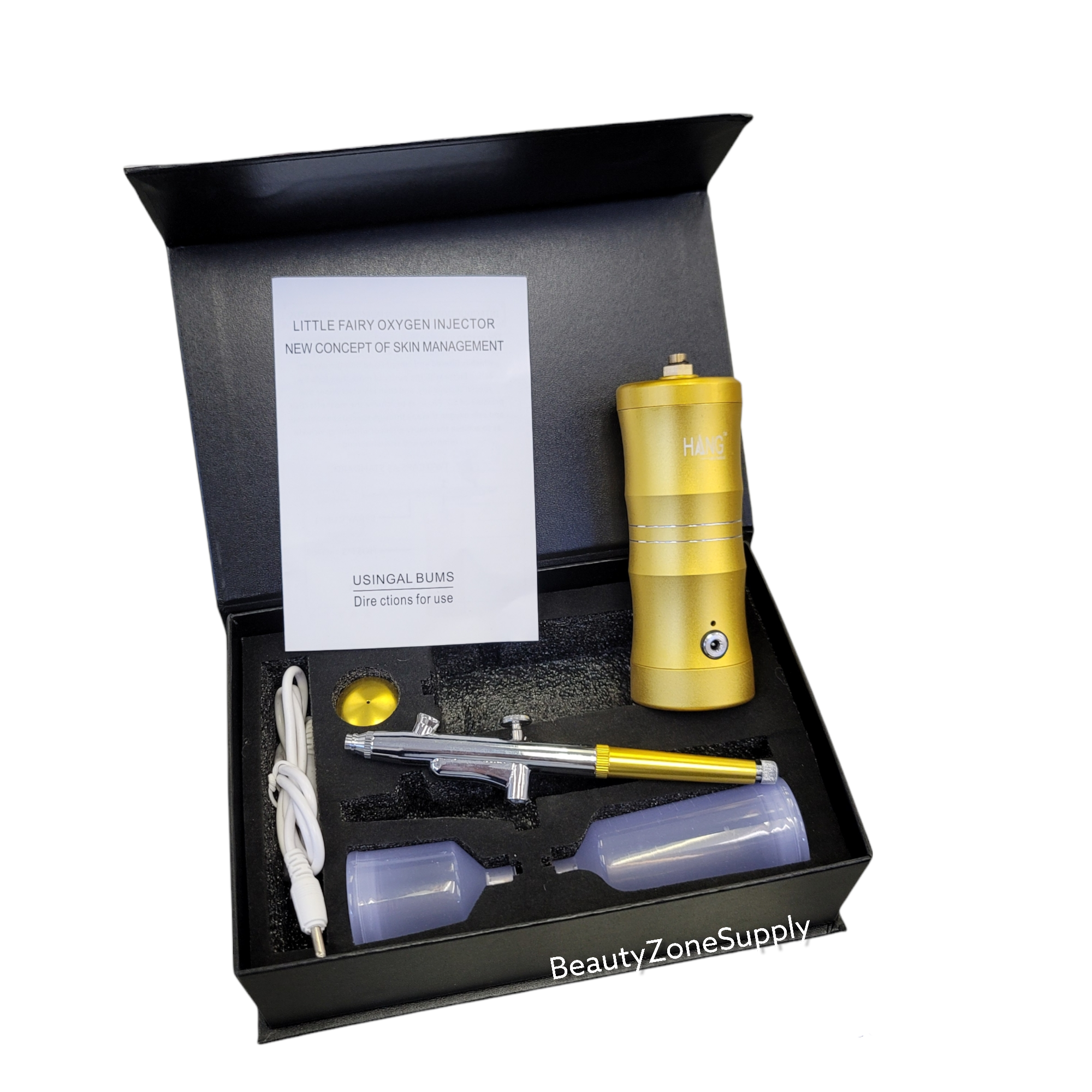 Cordless USB Beauty Nail Airbrush System with Assorted Colors