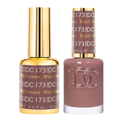 DND DC Gel Polish Duo - Wildflowers Collection #173, DC Gel and Lacquer Set