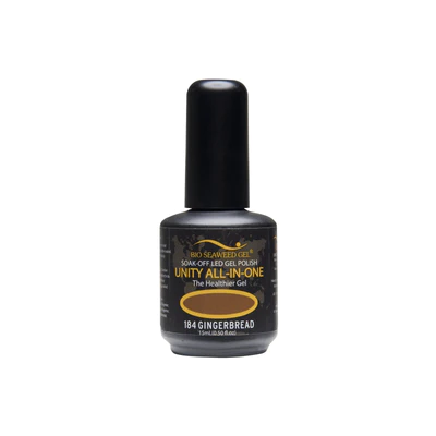 Bio Seaweed Unity All - In - One Gel Nail Polish in the Color Gingerbread, 15 mL Size