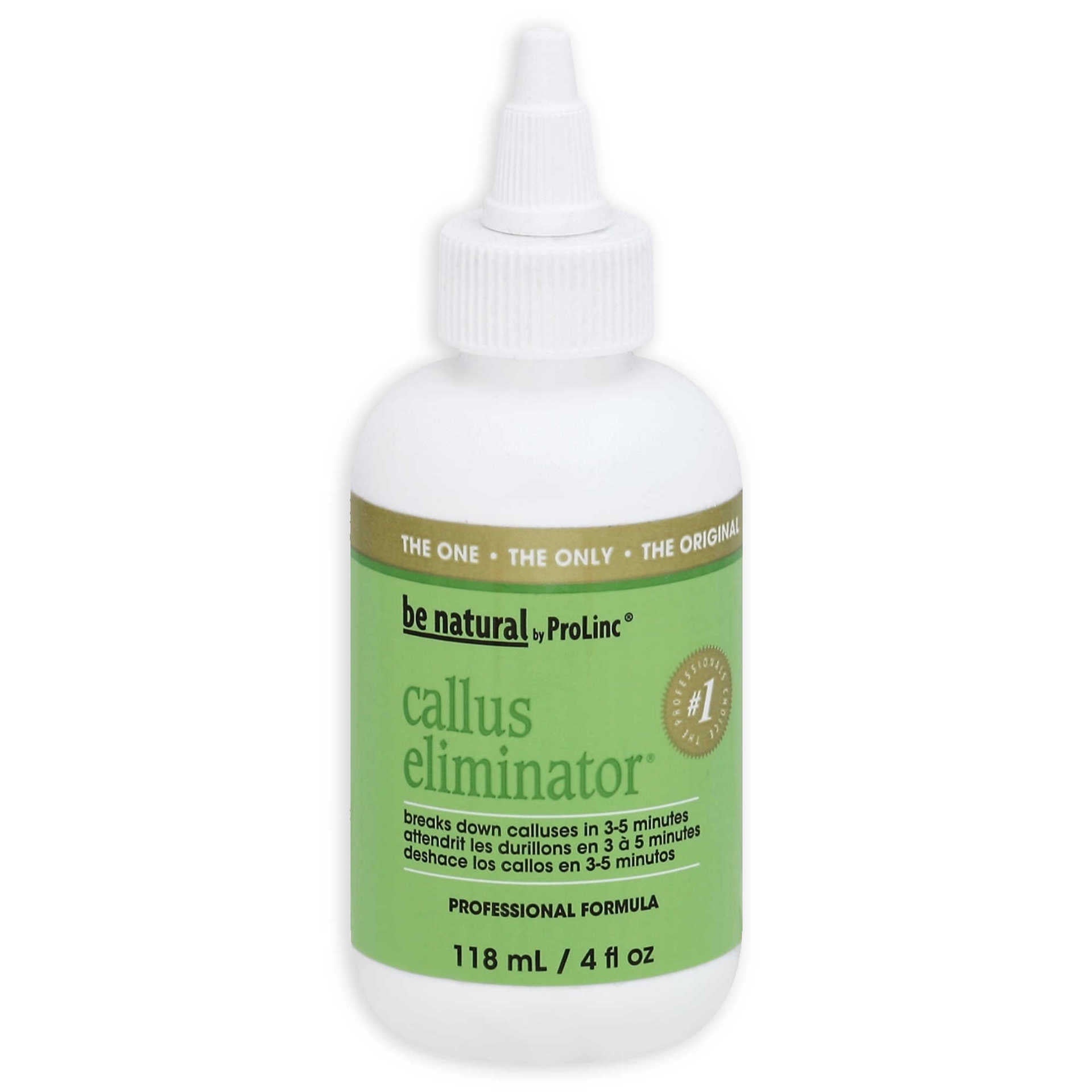 Be Natural Foot Callus Eliminator Solution - 4 Ounce Bottle #21340