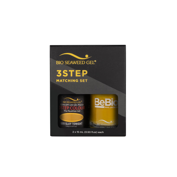 Bio Seaweed Bebio Duo 1011 Slay Tonight - Professional 3 - STEP Colour Gel Polish for Stunning Nails