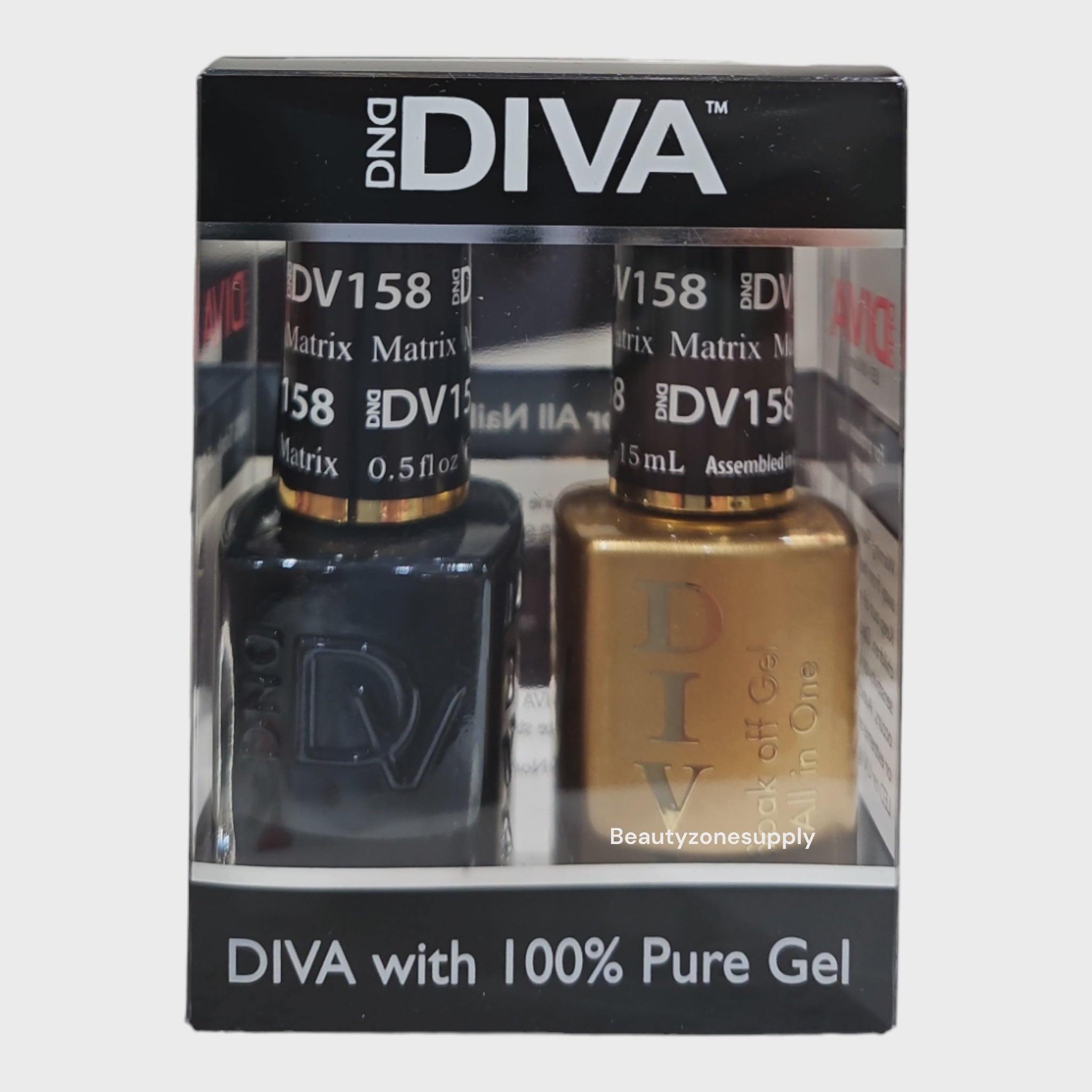 DND Diva 158 Matrix Duo Gel & Lacquer Set