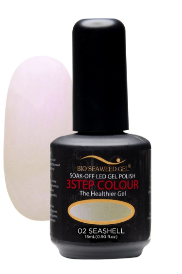 Bio Seaweed Three - Step Professional Gel Polish 02 Seashell for Nails