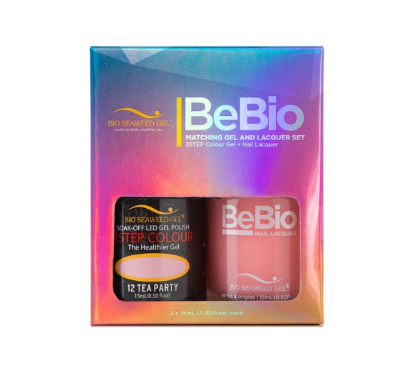 Bio Seaweed Bebio Duo 12 Tea Party: 3 - Step Color Gel & Matching Lacquer Set