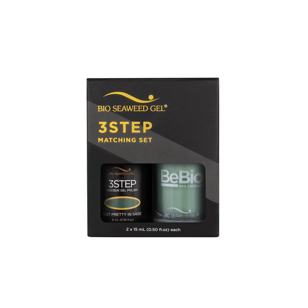 Bio Seaweed Bebio Duo 1027 Gel Polish - Pretty In Sage Shade