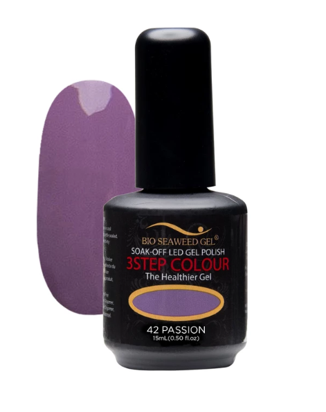 Bio Seaweed 3 - STEP Passion Gel Polish 42 for a Stunning Manicure