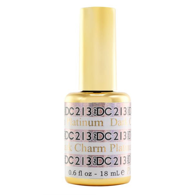 DND DC Platinum Nail Gel Polish - Dark Charm, 0.5 Ounce, Shade #213