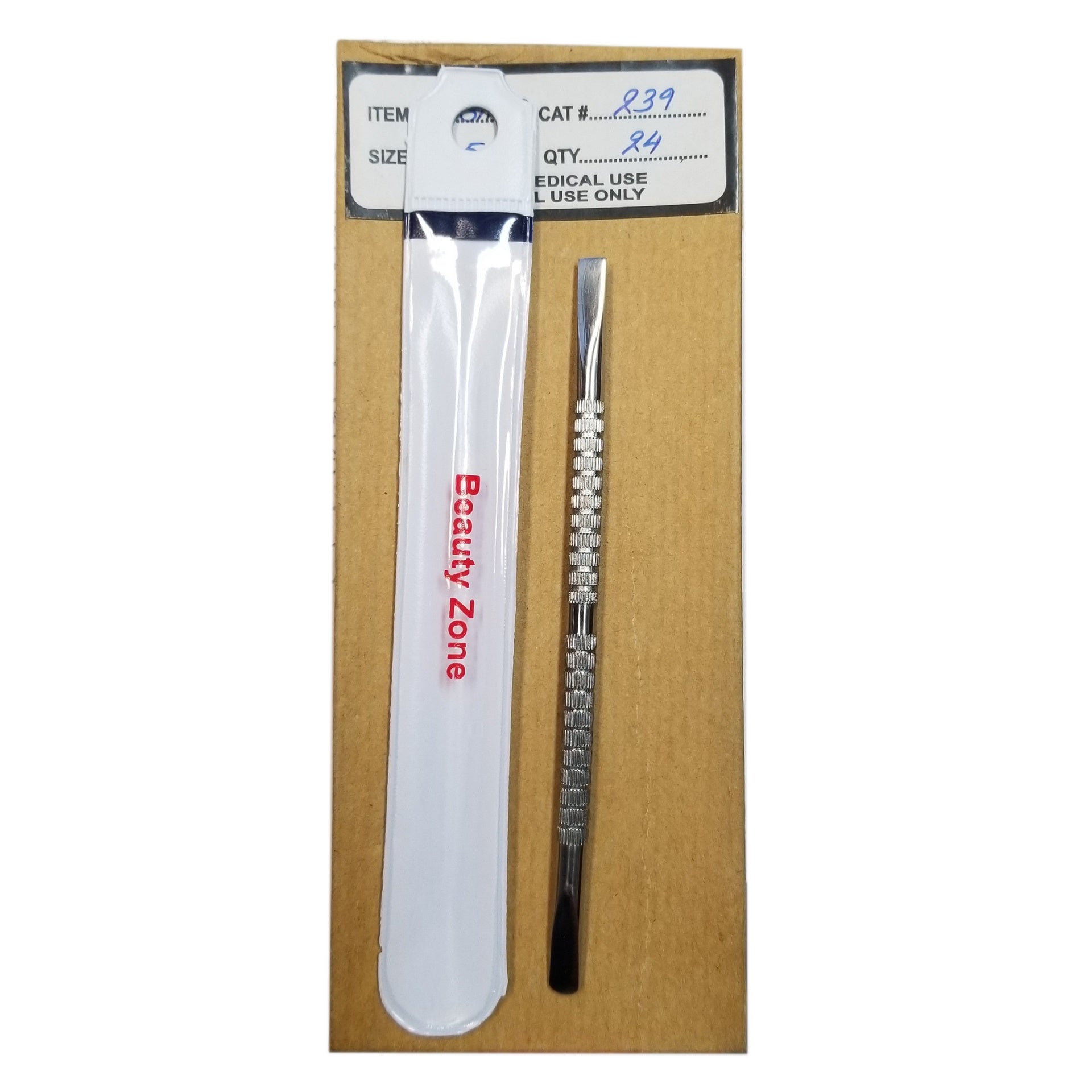 BeautyZone Professional Cuticle Pusher Tool Model SM - 239