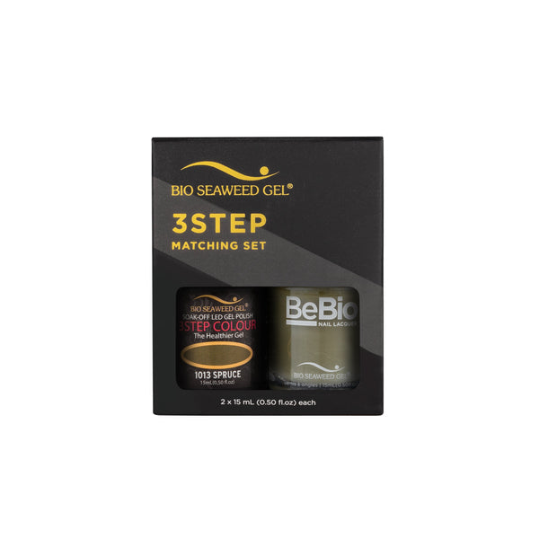 Bio Seaweed Bebio Duo 1013 Spruce - Premium 3 - Step Colour Gel Polish