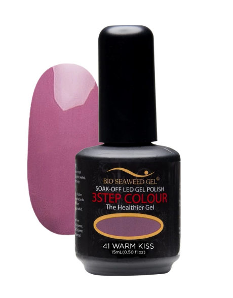 Bio Seaweed 3 - Step Gel Polish 41 Warm Kiss: Smooth & Zero - Shrinkage