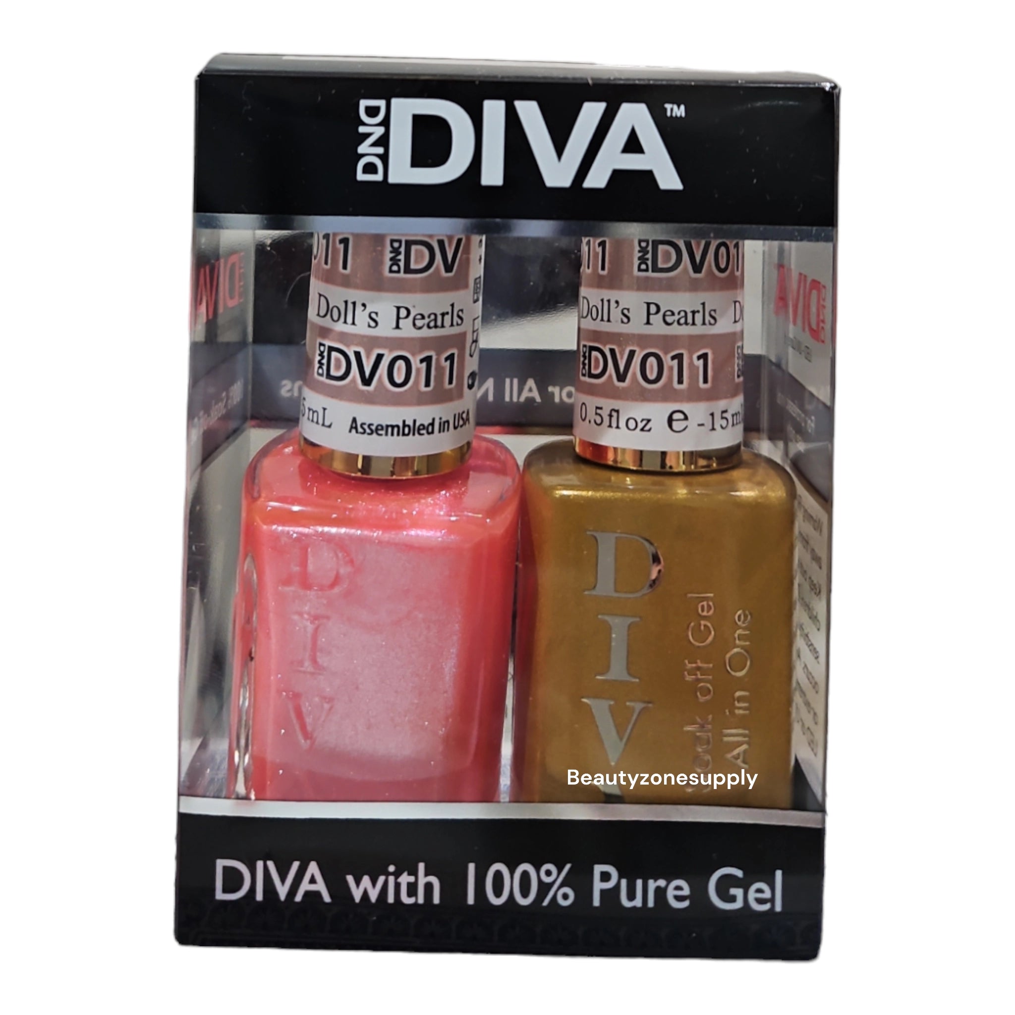 DND Diva Duo High - Quality Gel & Lacquer 011 Doll's Pearls
