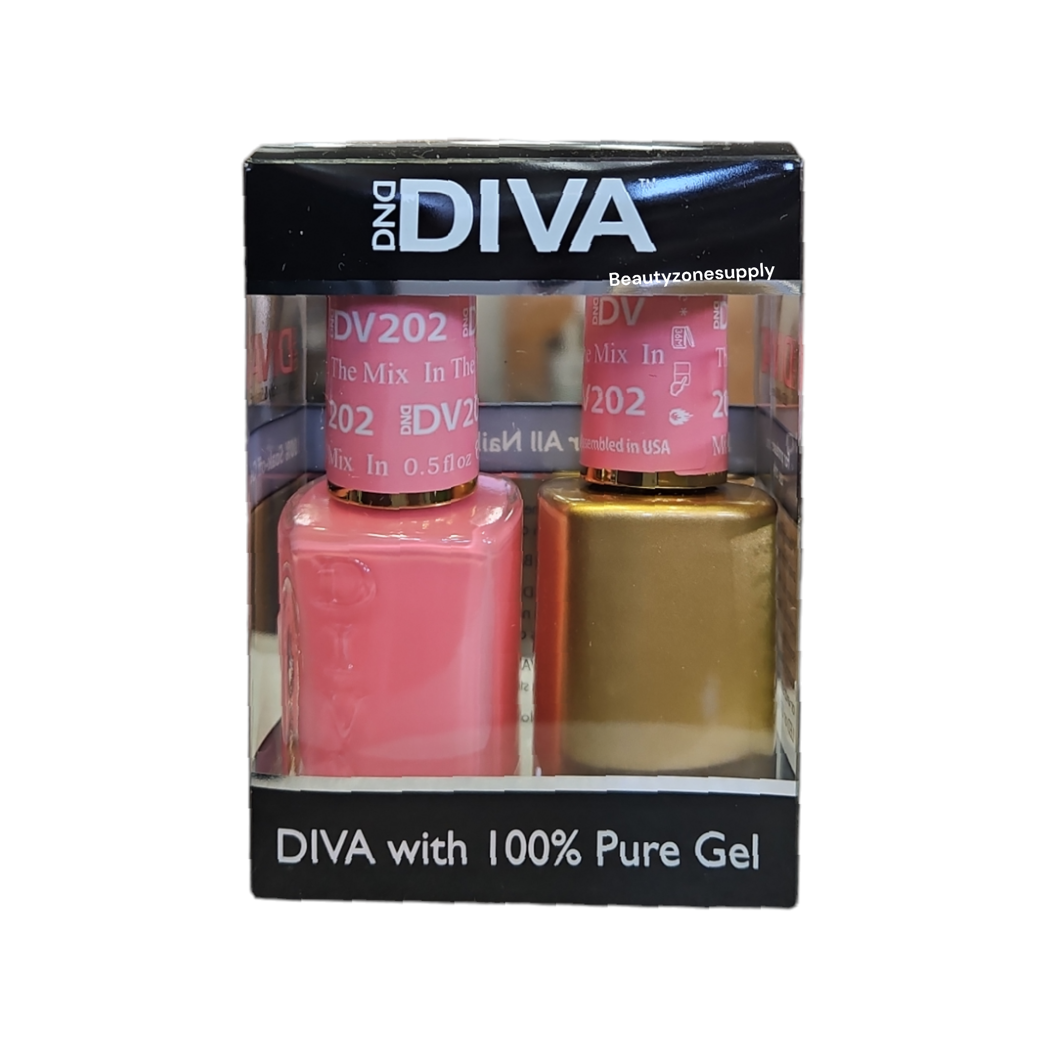DND Diva Duo 202 Gel & Lacquer - In The Mix