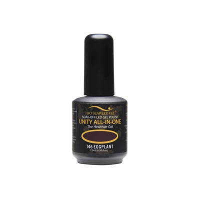 Bio Seaweed Unity All - in - One 15mL Eggplant Gel Polish