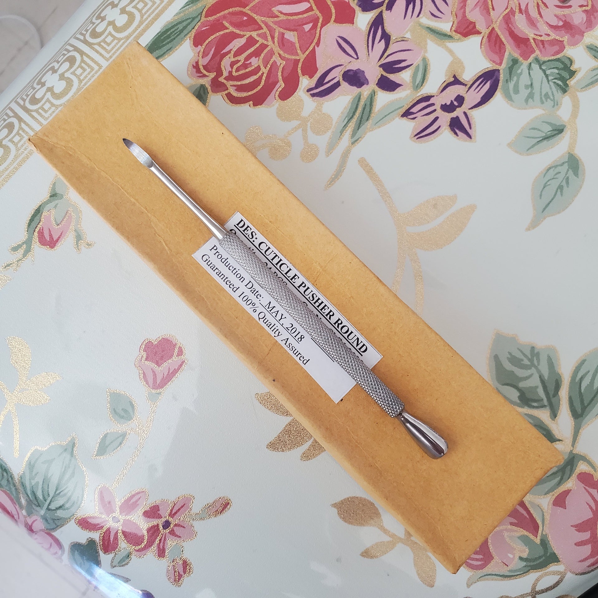 BeautyZone Professional Cuticle Pusher Tool Model SMRN - 3029 for Nail Care