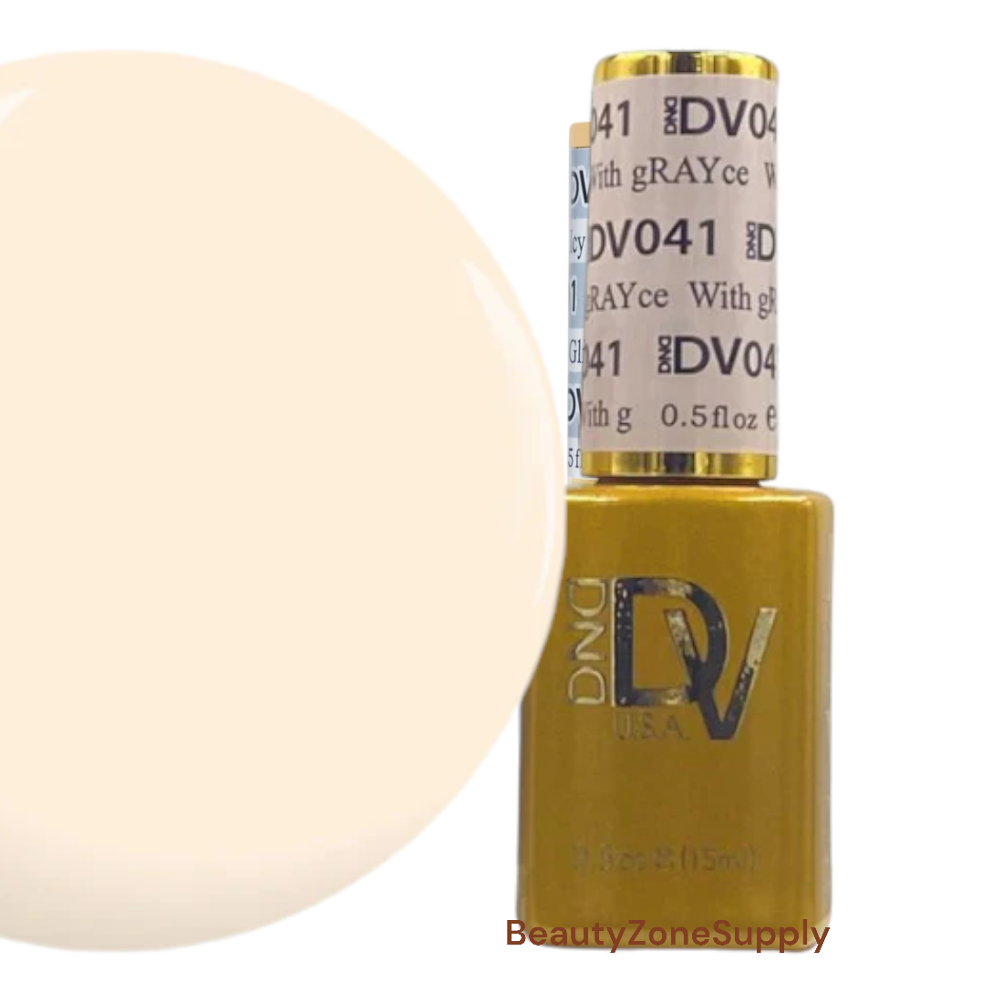 DND Diva Professional Gel Nail Polish - 0.5 oz, Shade 041 with Grayce