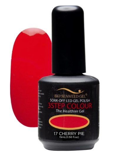 Bio Seaweed Three - Step Gel Nail Polish No. 17 Cherry Pie