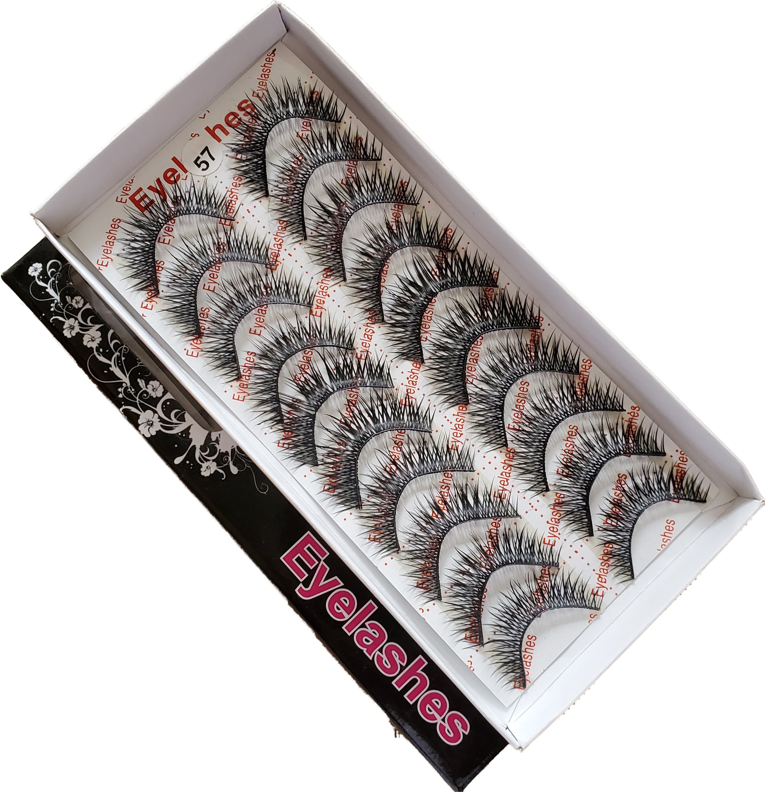 BeautyZone Premium 10 - Pair Fake False Eyelashes Style #57