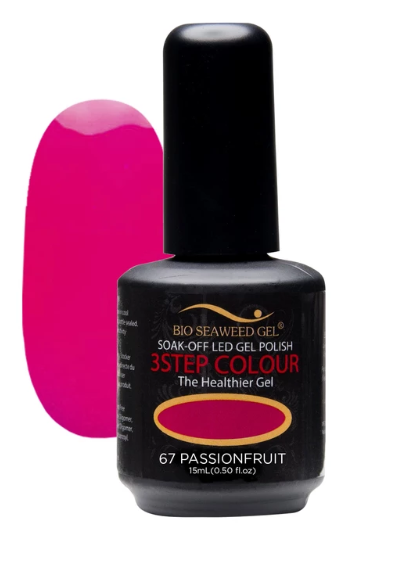 Bio Seaweed 3-STEP Passionfruit Gel Polish 67 for Stunning Nails