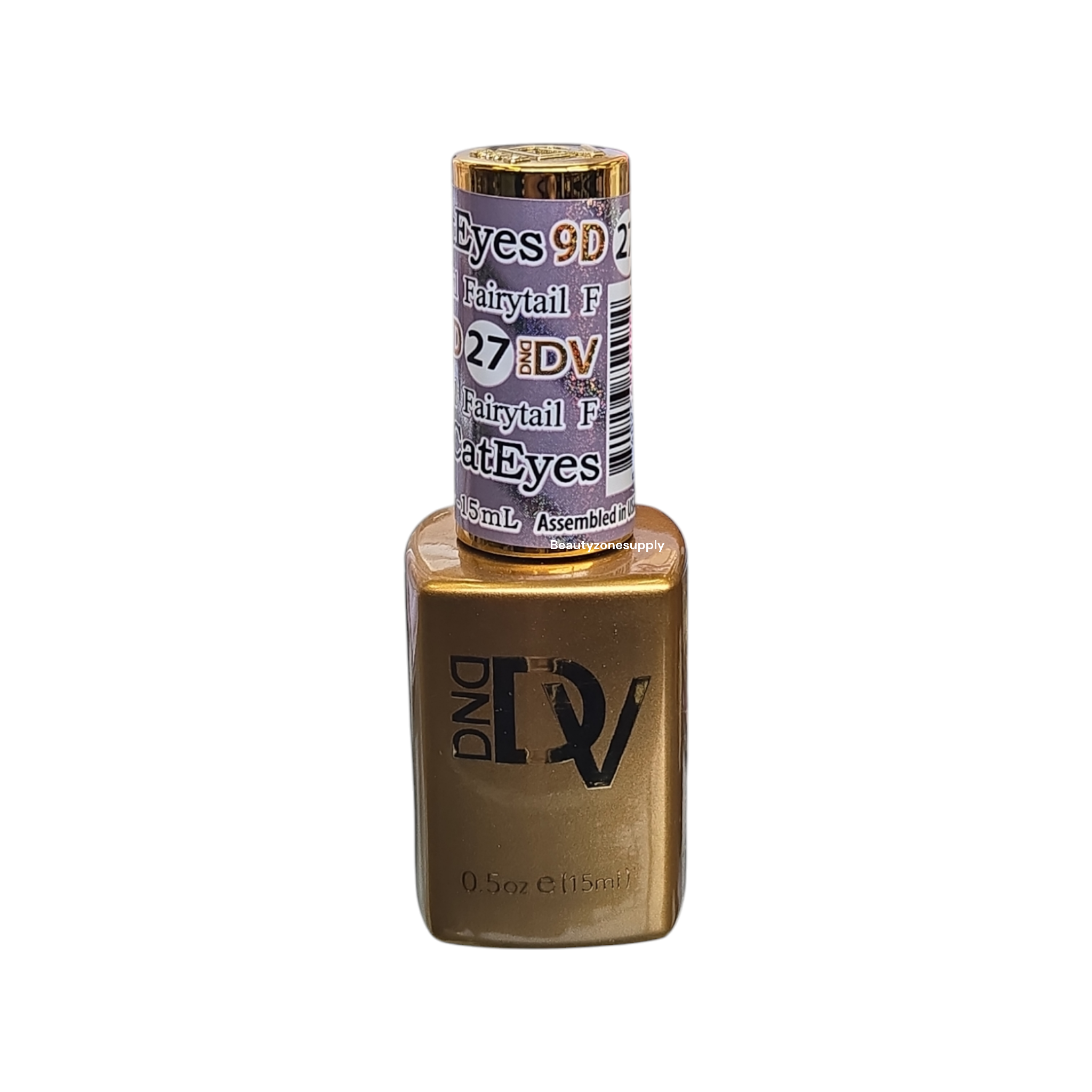 DND Diva 9D Daydream Cat Eye Gel Nail Polish #27 Fairytail - 0.5 fl oz (15 mL) Made in USA