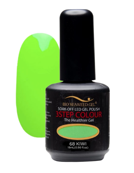 Bio Seaweed 3 - Step Gel Polish 68 Kiwi - Smooth & Zero - Shrinkage