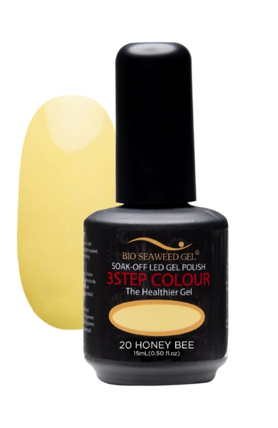 Bio Seaweed 3-STEP Gel Polish 20 Honey Bee - Smooth & Shrinkage-Free