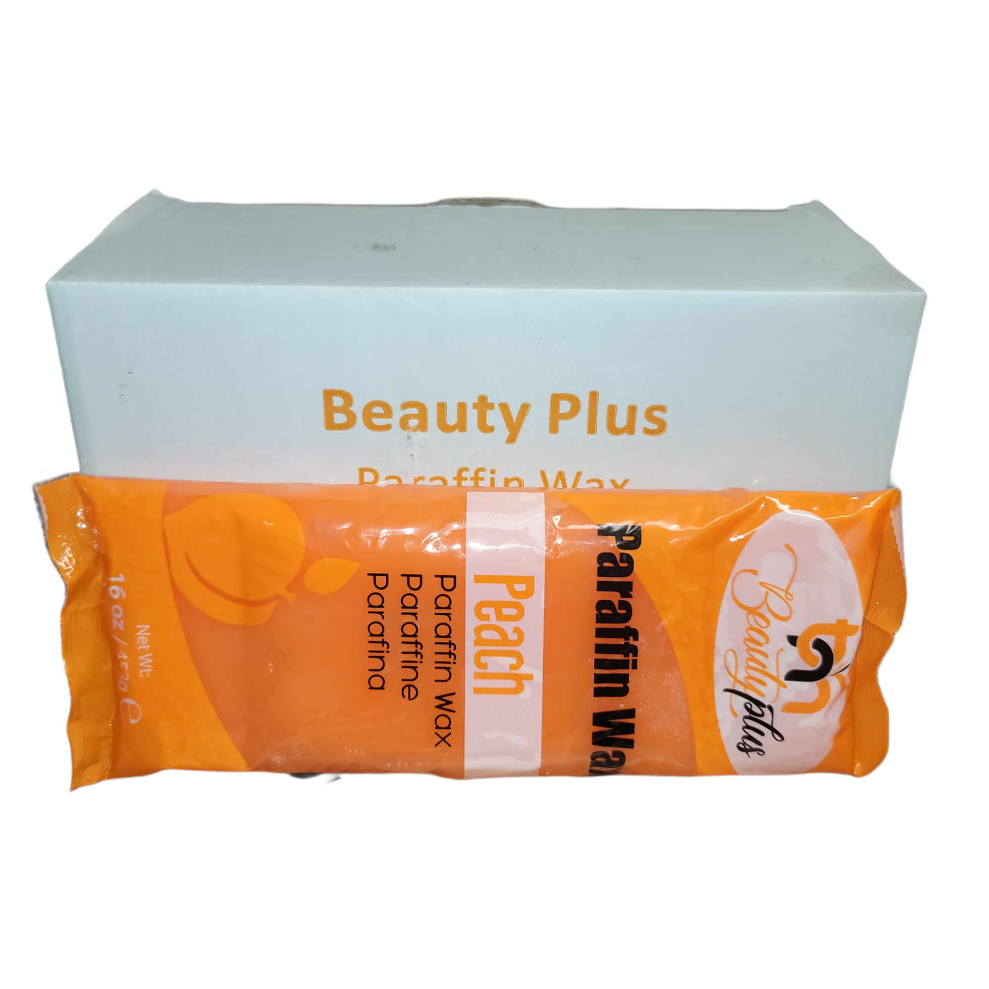 BeautyPlus Paraffin Wax Peach Scented Box - 6 Pounds for Beauty Treatments