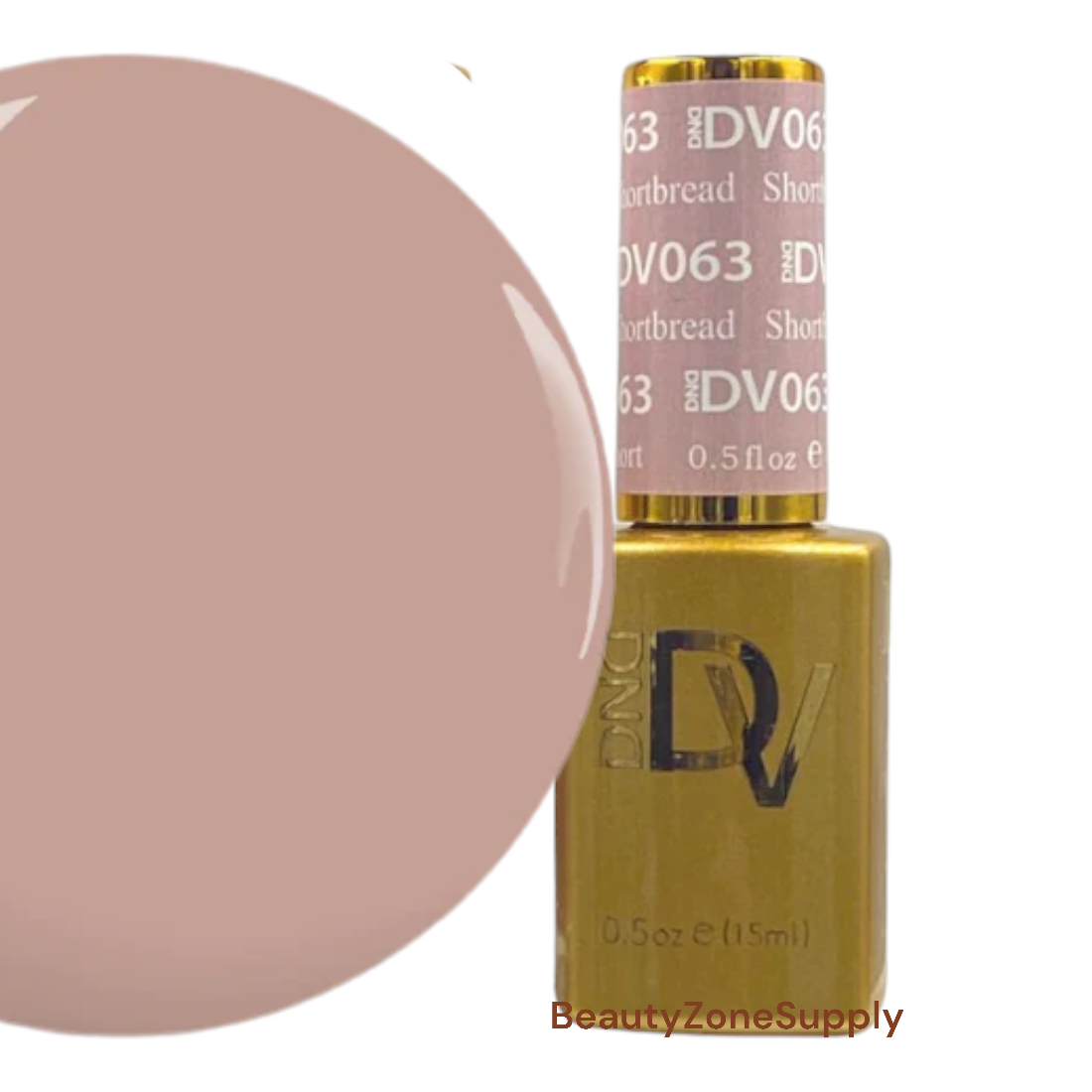 DND Diva 0.5 oz Gel Polish - 063 Shortbread Shade