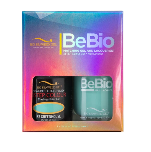 Bio Seaweed Bebio Duo 87 Greenhouse: 3 - Step Color Gel Polish Set