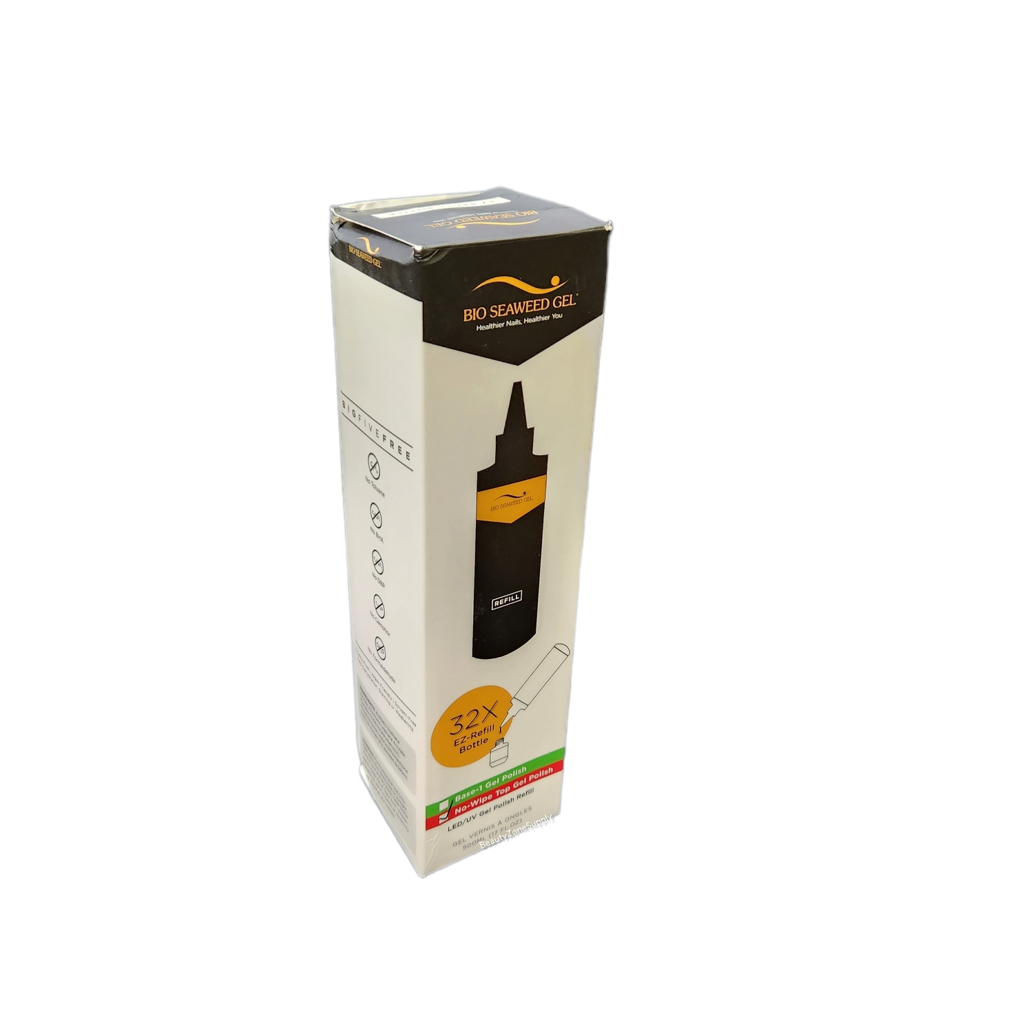 Bio Seaweed No-Wipe Top Coat Refill 17 fl oz (Fills 32 0.5 oz Bottles)