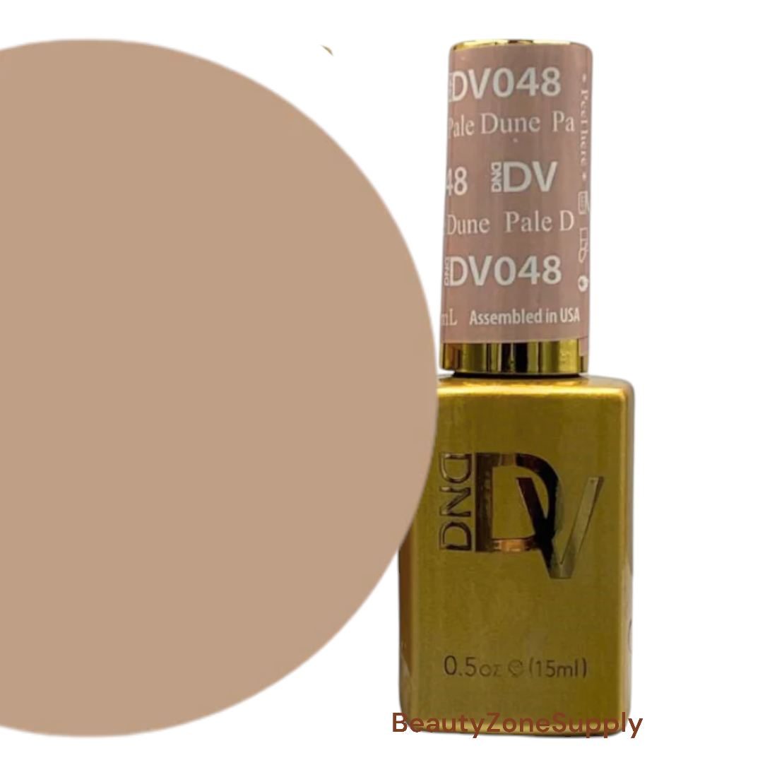 DND Diva 0.5 oz Gel Polish in 048 Pale Dume Shade