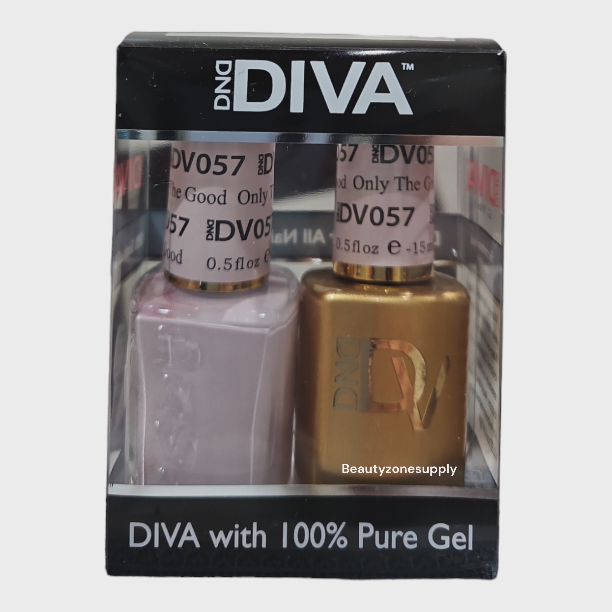 DND Diva Duo Gel Nail Polish and Lacquer Set 057 - Only The Good Collection