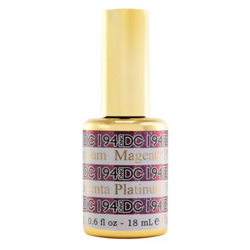DND DC Platinum Gel Polish - Stunning Magenta Shade #194