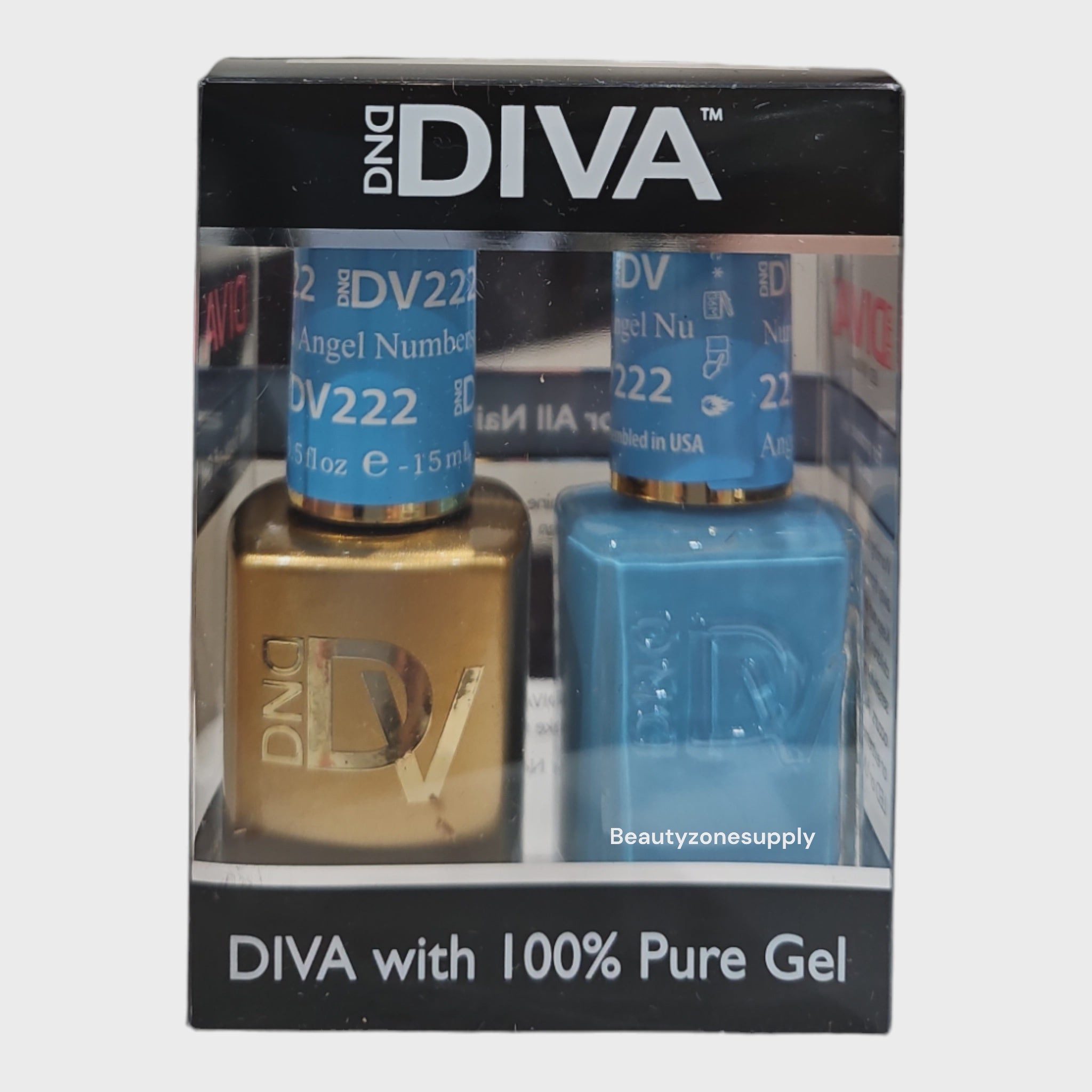DND Diva 222 Angel Numbers Duo Gel & Lacquer Set