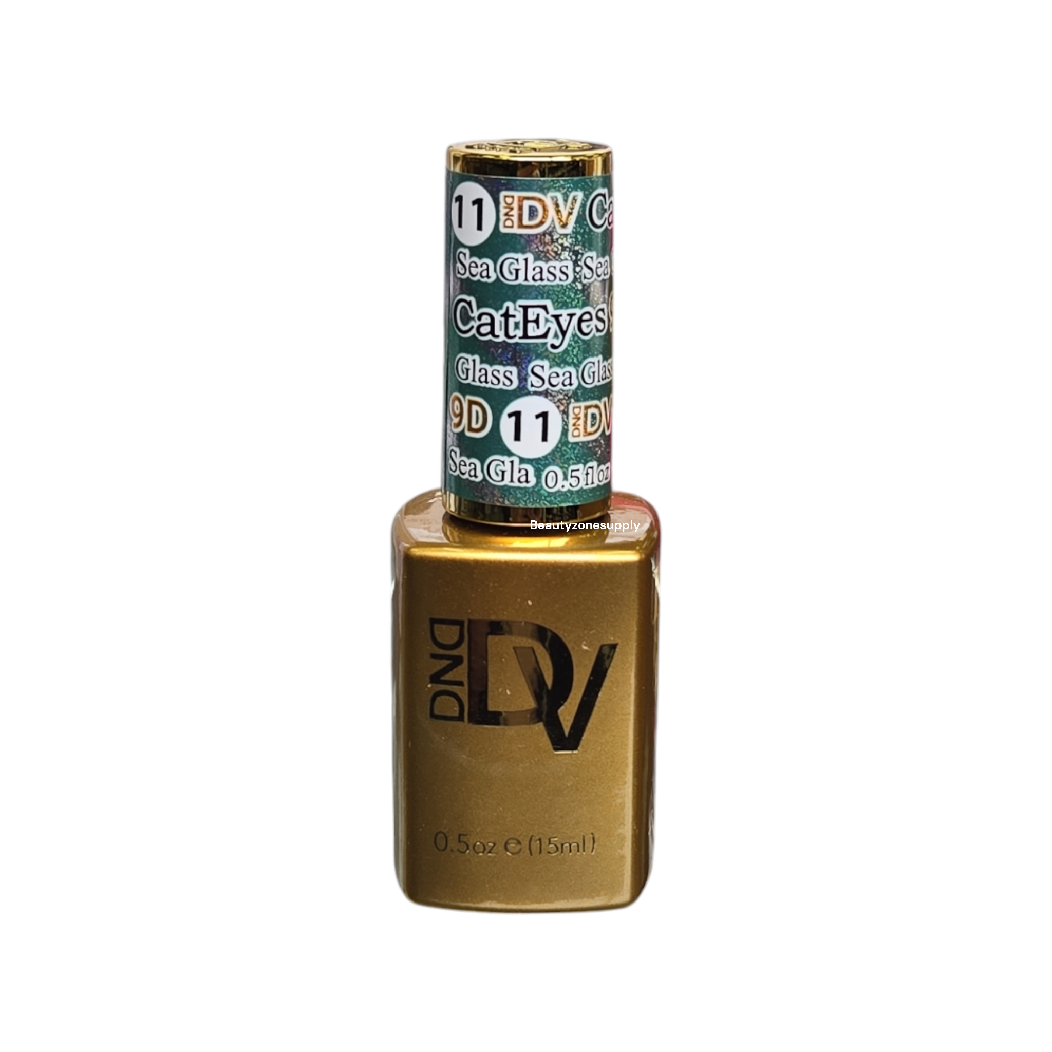 DND Diva 9D Glassball Cat Eye Gel #11 Sea Glass - 0.5 floz 15 mL