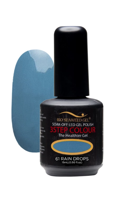 Bio Seaweed 3 - Step Smooth Gel Polish 62 Raindrops, 15mL