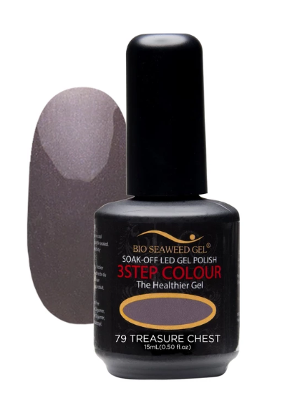 Bio Seaweed Three-Step Professional Gel Polish 79 Treasure Chest for Nails