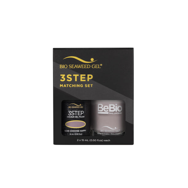 Bio Seaweed Bebio Duo 1033 Choose Happiness - Professional 3STEP Colour Gel Polish